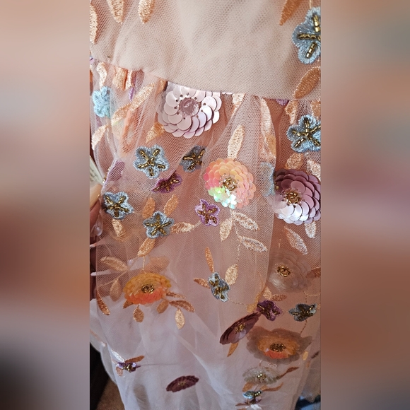 Floral Pink Dress - Picture 8 of 9